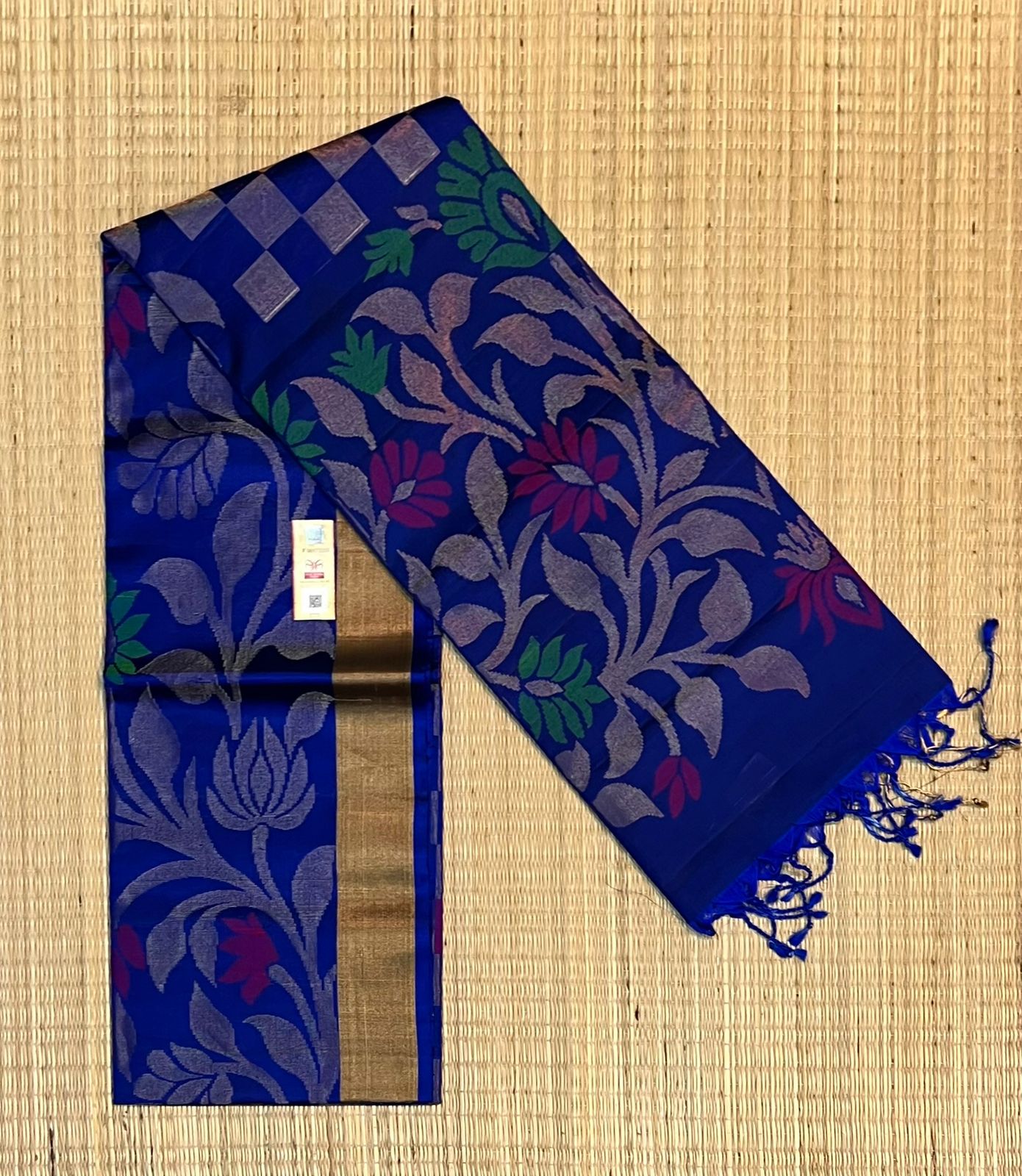 Pure Kanchi Handloom Soft Double Warp  Silk Sarees